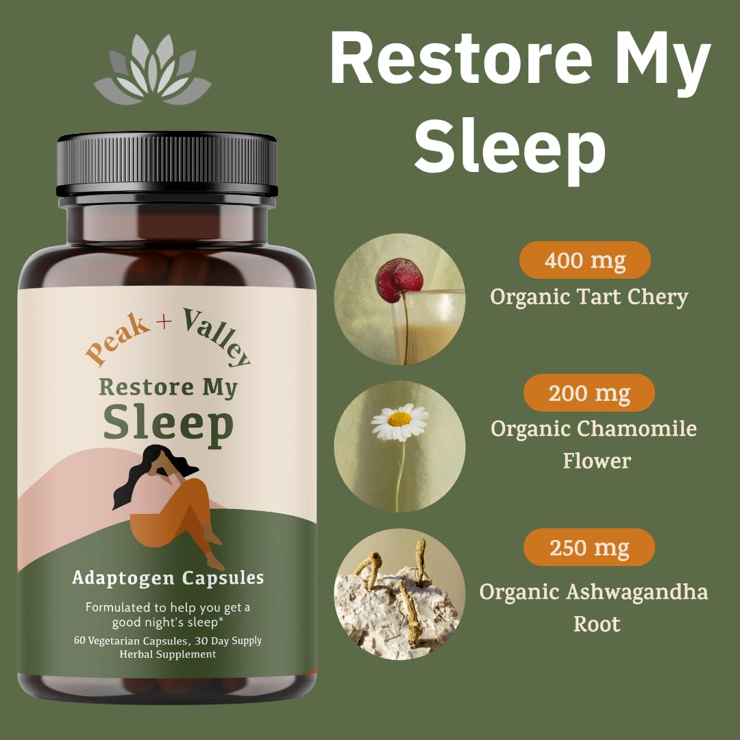 Peak + Valley Capsules side view showing ingredients