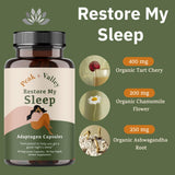 Peak + Valley Capsules side view showing ingredients