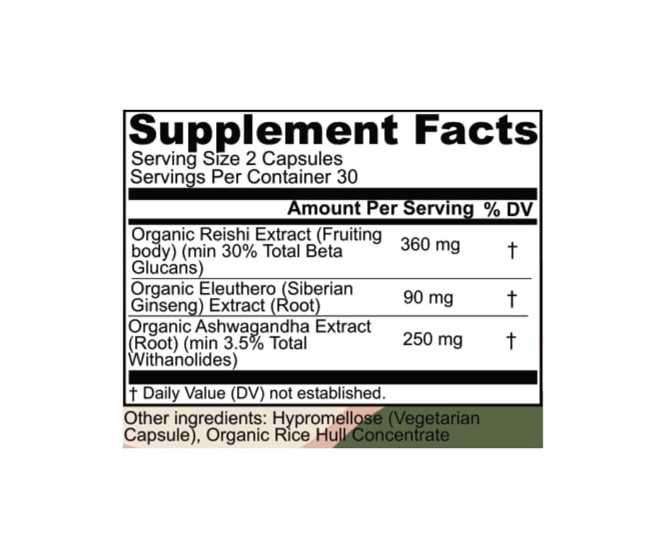 Peak + Valley Herbal Supplement ingredients close-up