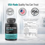 PEAK VITALS Saw Palmetto Men's Supplement showing capsule size in hand