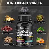 Peakhealth Shilajit & Sea Moss Supplement capsule close-up