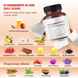 PEAKPURY Apple Cider Vinegar Capsules open bottle showing capsules