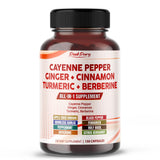 PEAKPURY Cayenne Pepper Capsules 150 count front view