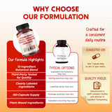 PEAKPURY Cayenne Pepper Capsules on a wooden table