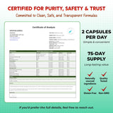PEAKPURY Chlorella 1000mg Herbal Supplement packaging and label