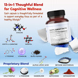 PEAKPURY Choline Supplement back view with ingredients list