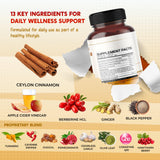 PEAKPURY Cinnamon 13-in-1 Advanced Formula supplement ingredients list