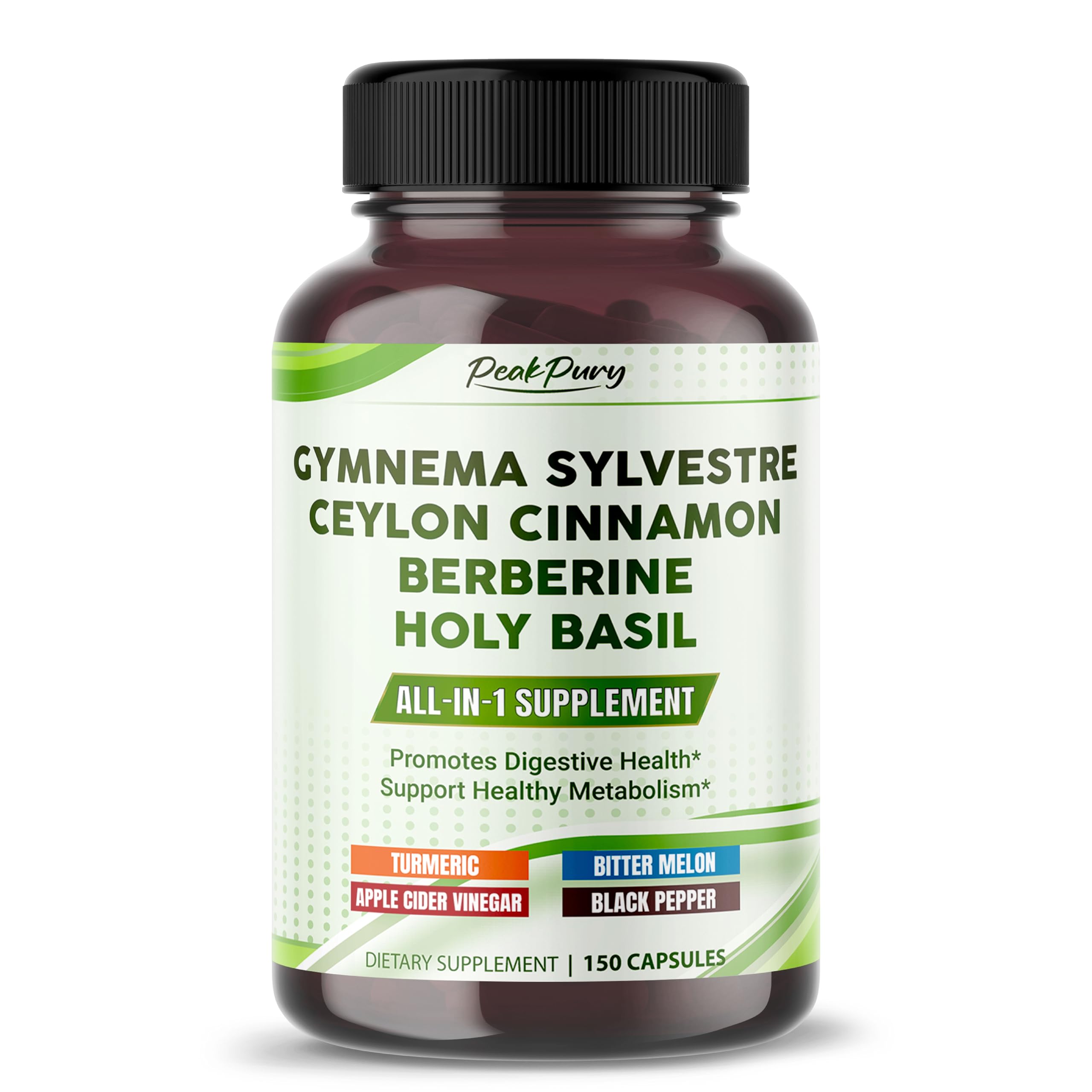 PEAKPURY Gymnema Sylvestre Supplement bottle front view