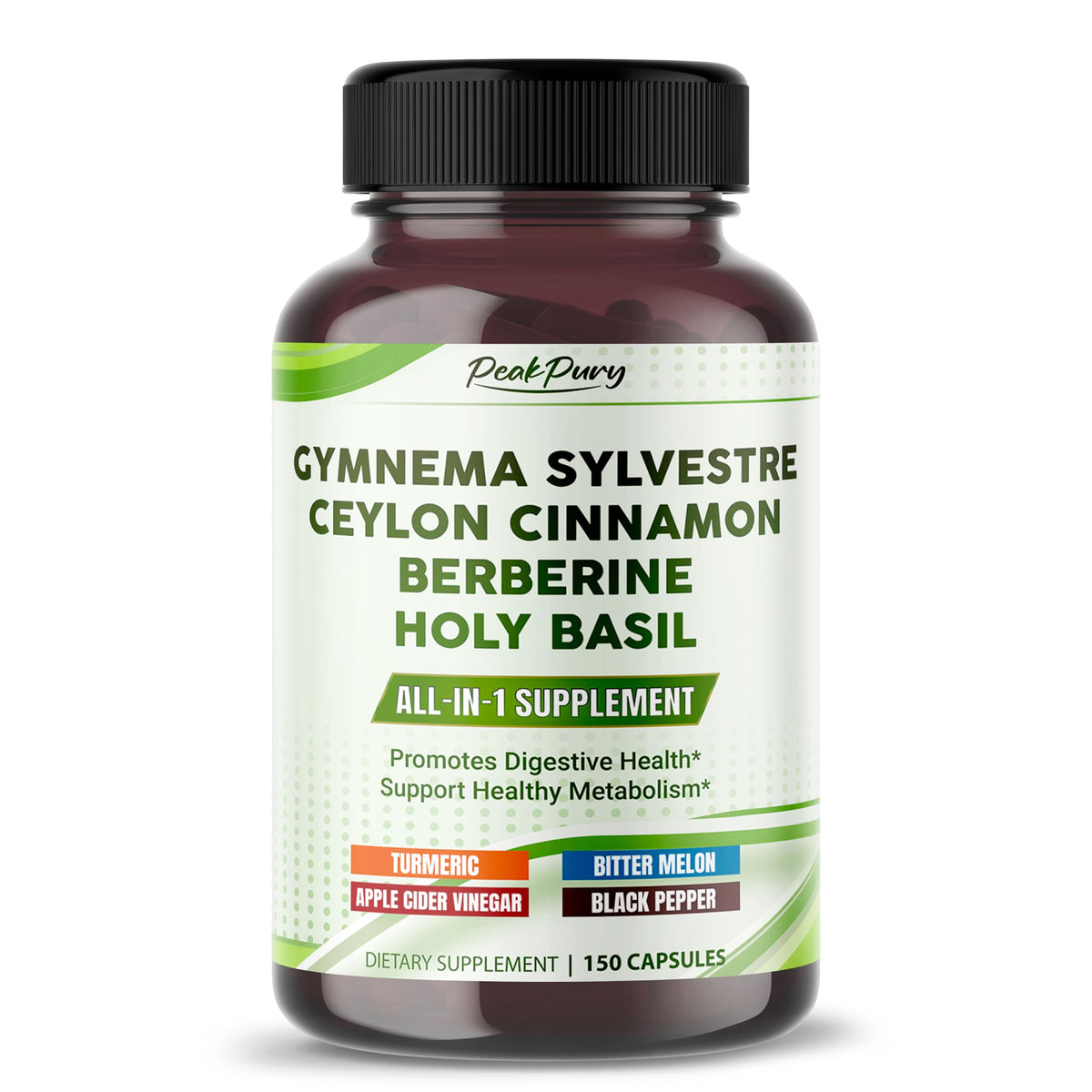 PEAKPURY Gymnema Sylvestre Supplement bottle front view