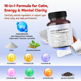 PEAKPURY Magnesium Capsules bottle top view