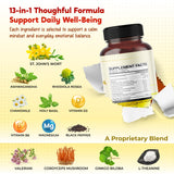 PEAKPURY St. John's Wort 13-in-1 Vegan Supplement Capsules packaging