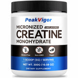 PeakVigor Organics Creatine Monohydrate Powder front view