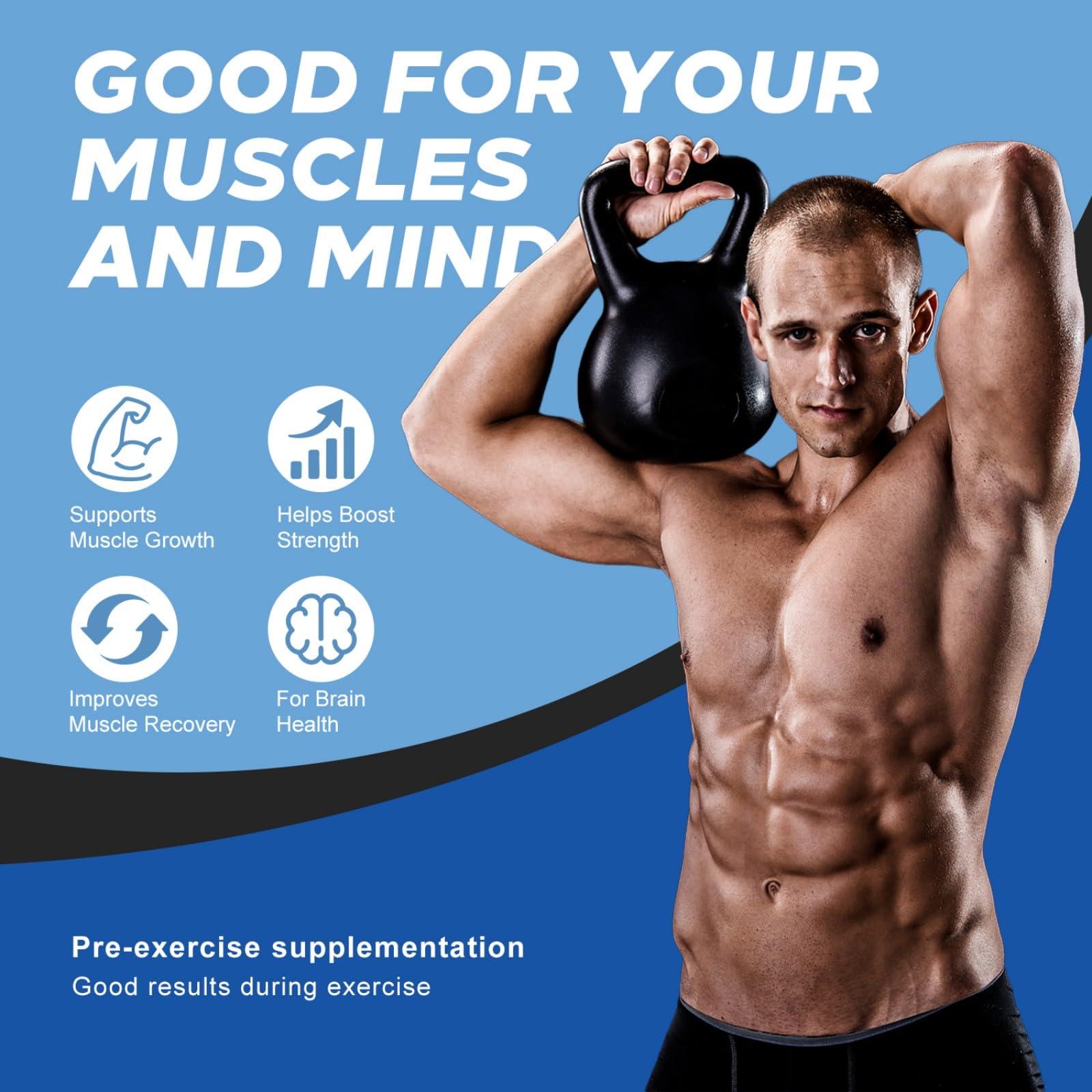 PeakVigor Organics Creatine Monohydrate Powder in a glass of water