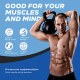 PeakVigor Organics Creatine Monohydrate Powder in a glass of water