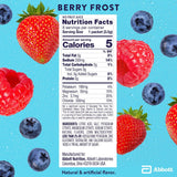 Pedialyte Electrolyte Drink Mix Berry Frost ingredients list
