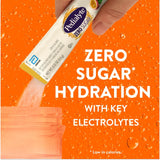 Pedialyte Electrolyte Drink Mix Berry Frost single packet on a table