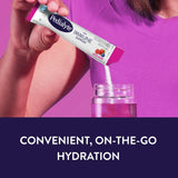 Pedialyte Electrolyte Drink Powder with key nutrients highlighted