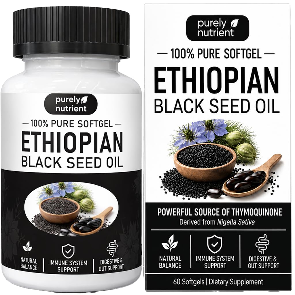 Peehss Black Seed Oil Capsules front view with packaging