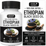 Peehss Black Seed Oil Capsules front view with packaging