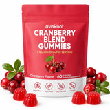 Peehss Cranberry Blend Gummies front view with packaging