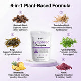Peehss Echinacea 6 in 1 Lymphatic Complex opened bottle showing capsules