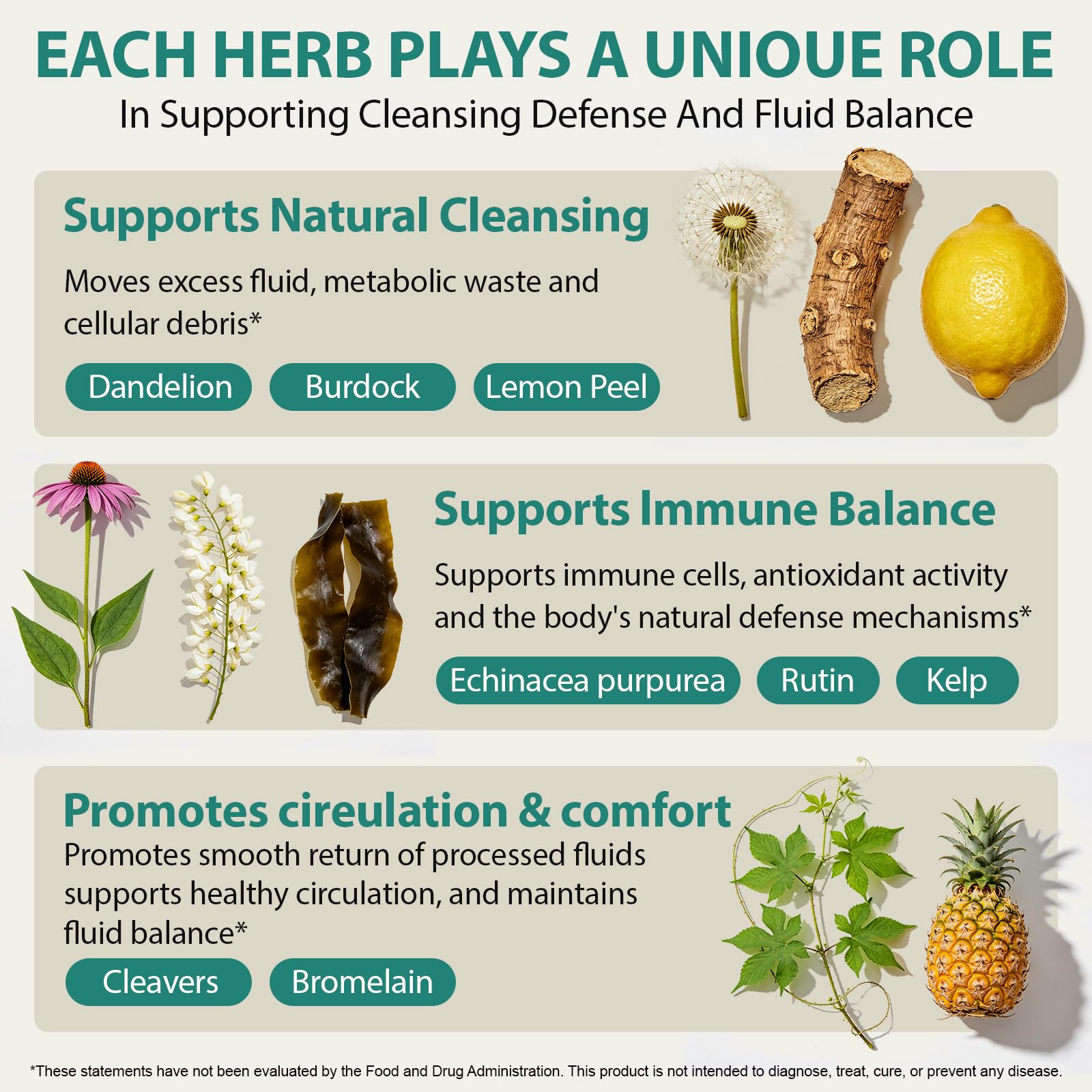 Peesnb Echinacea Herbal Supplement side view showing capsule details