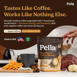 Pella Nutrition Mushroom Coffee Blend back view packaging