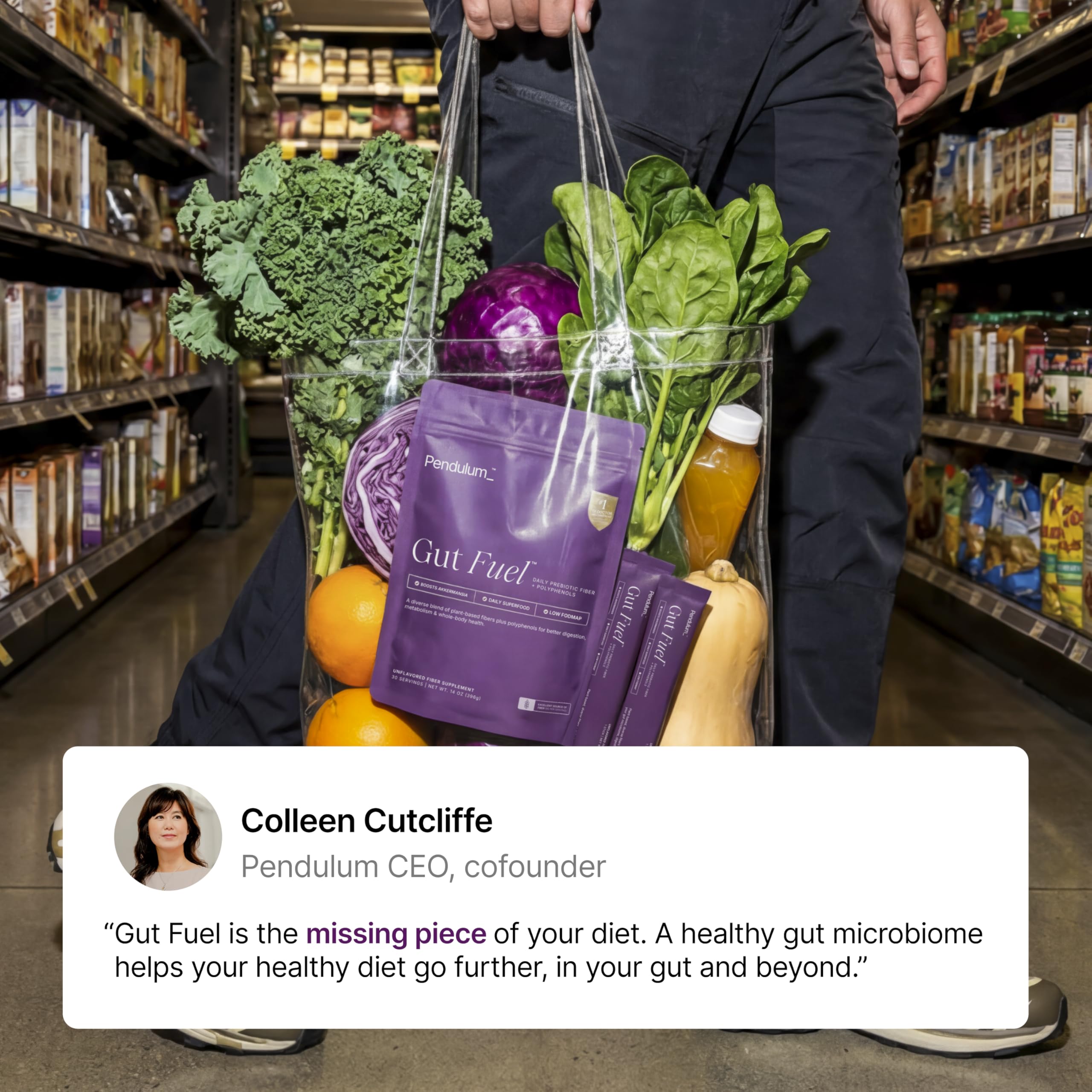 Pendulum Gut Fuel with yogurt and fruit