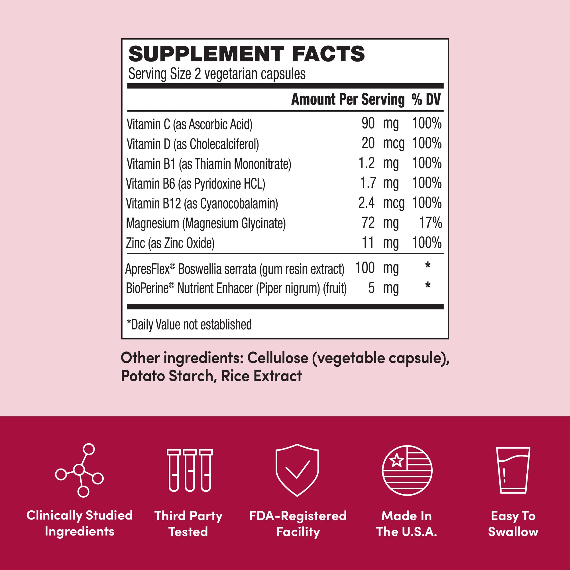 Penetrex Joint Support Supplement 100mg Boswellia Serrata with measuring spoon
