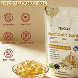 PENGCHI Aged Garlic Supplement 600mg packaging close-up