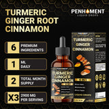 Penhoment Turmeric Liquid Supplement 30ml lifestyle scene