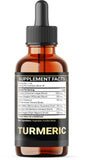 Penhoment Turmeric Liquid Supplement 30ml with serving suggestion