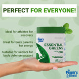 People's Chemist Spirulina Superfood Blend on a wooden table