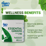 People's Chemist Spirulina Superfood Blend scoop next to the container