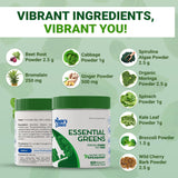 People's Chemist Spirulina Superfood Blend with fresh vegetables