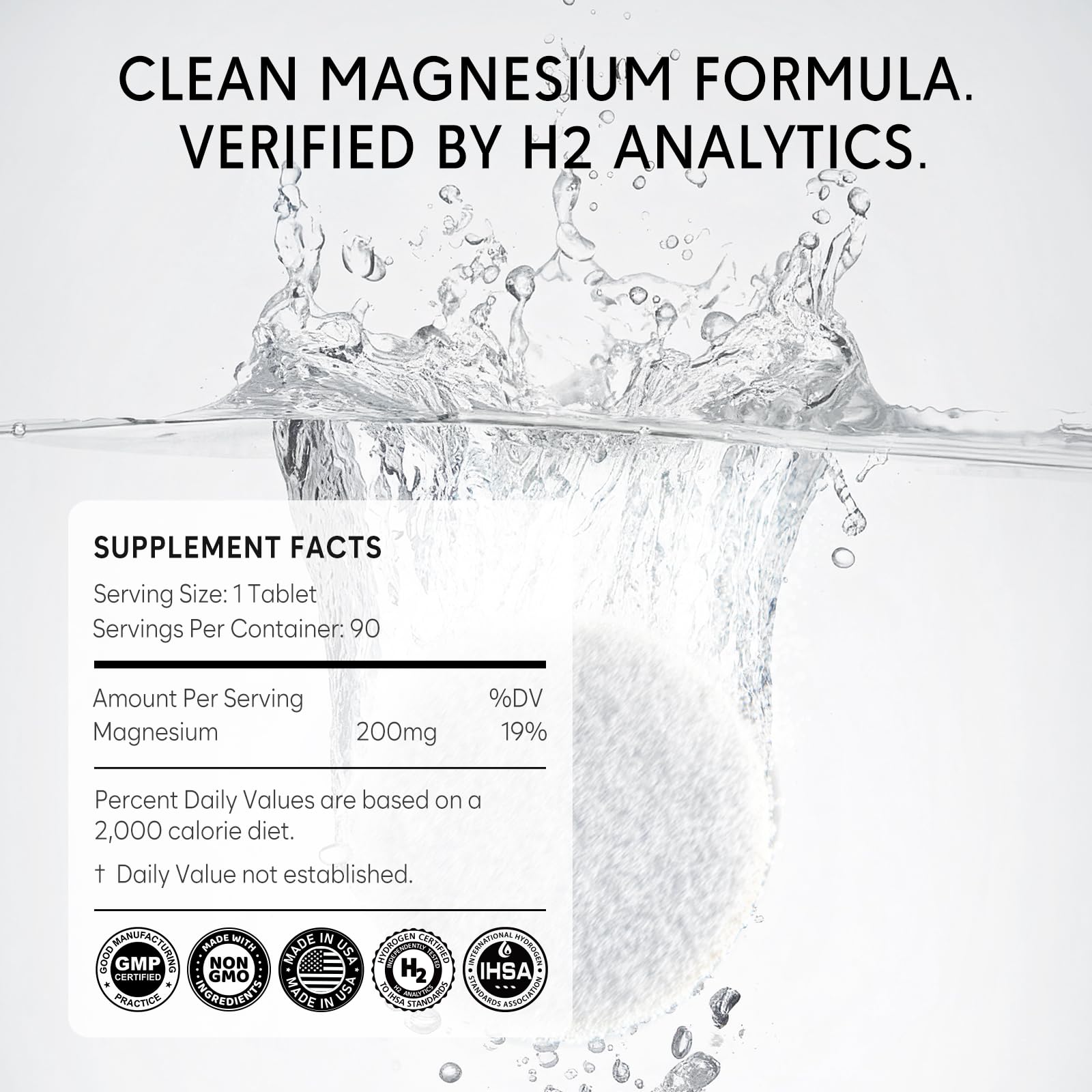 PEPAX Magnesium Hydrogen Tablets 200mg packaging