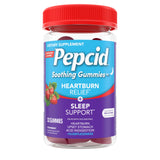 Pepcid Soothing Gummies 32 count strawberry flavour front view