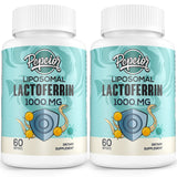 Pepeior Liposomal Lactoferrin Softgels 1000mg front view