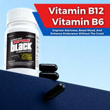 PEPTIME Energy Peptime Black Energy Supplement on a table