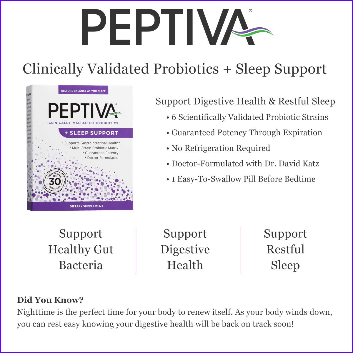 Peptiva Probiotic Supplement bottle with label