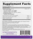 Peptiva Probiotic Supplement side view of bottle
