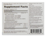 Peptiva Probiotic Supplement side view with ingredients list