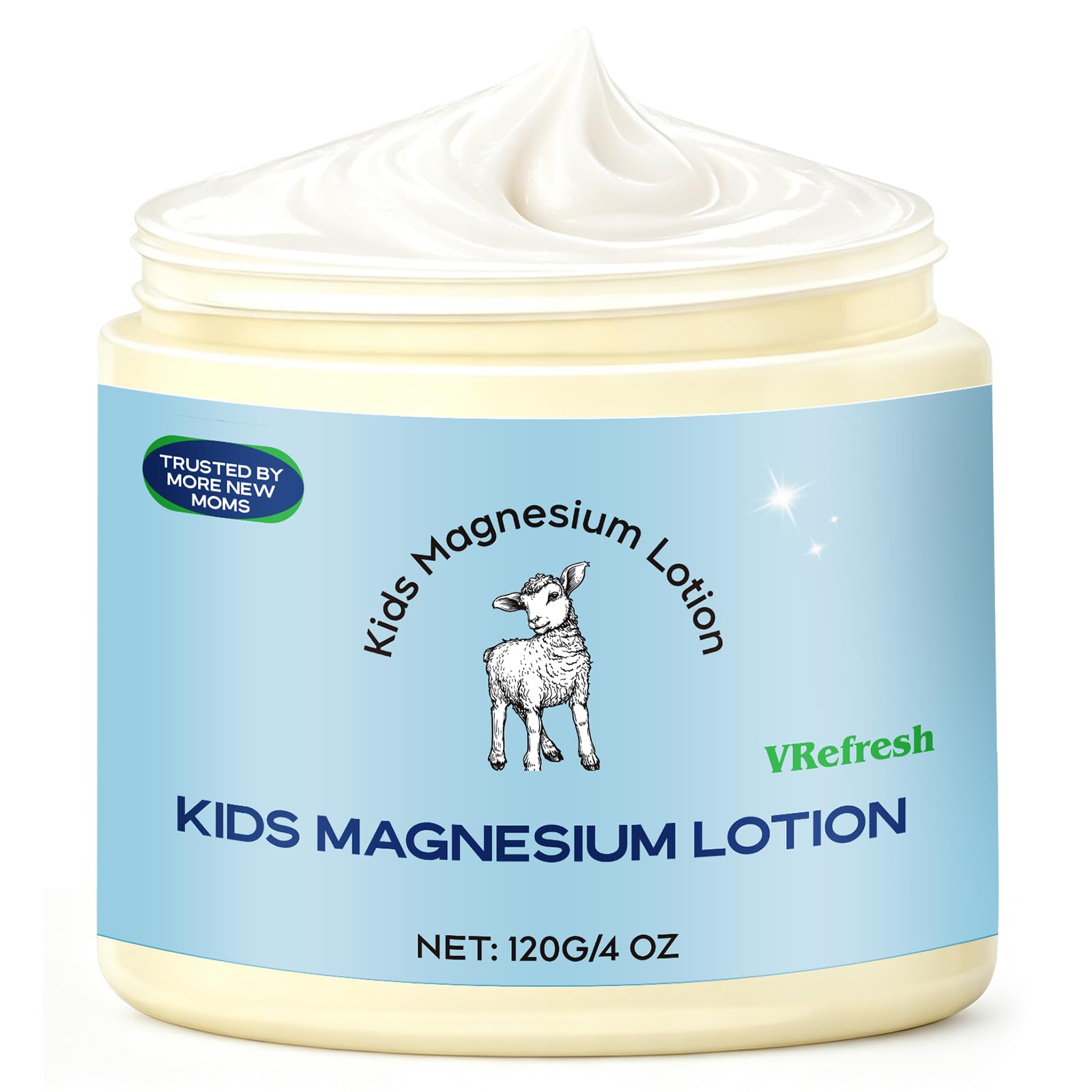 Peralpow Magnesium Lotion for Kids & Babies 4 oz front view