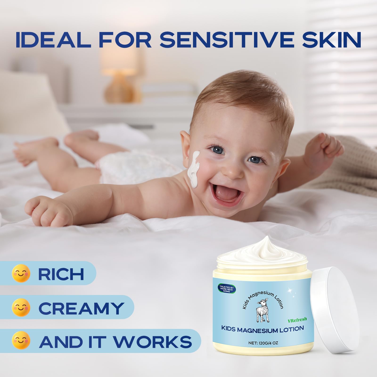 Peralpow Magnesium Lotion for Kids & Babies packaging