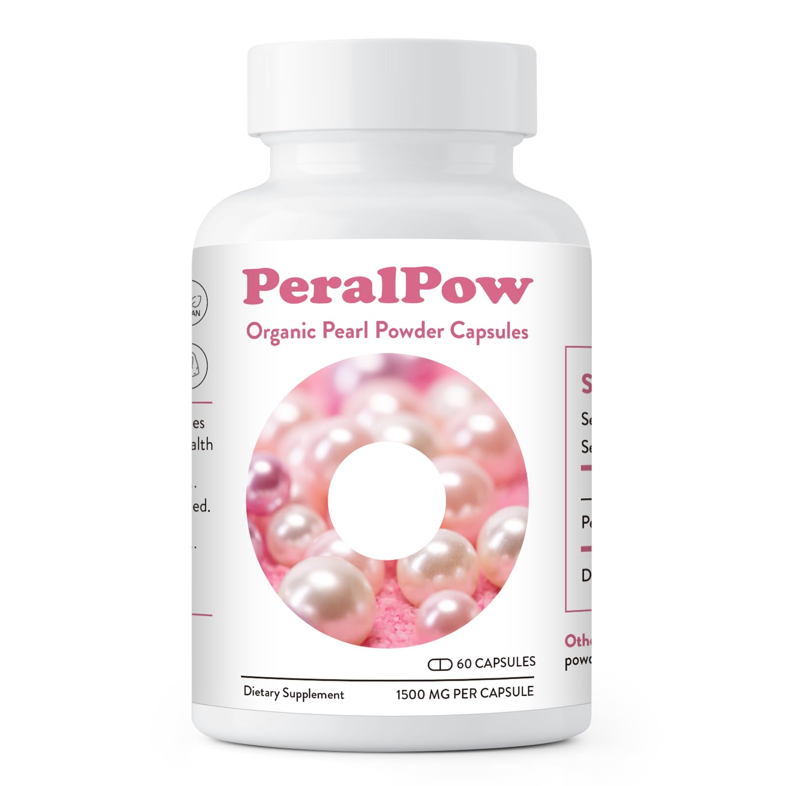 Peralpow Pearl Powder Capsules front view with packaging