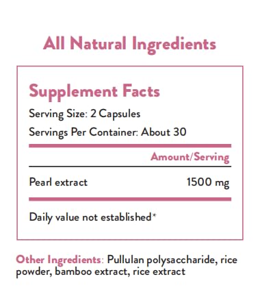 Peralpow Pearl Powder Capsules in hand showcasing size