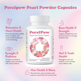 Peralpow Pearl Powder Capsules open bottle showing capsules