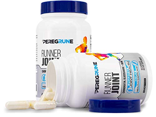 PEREGRUNE Joint Support Supplement bottle with capsules on a wooden table