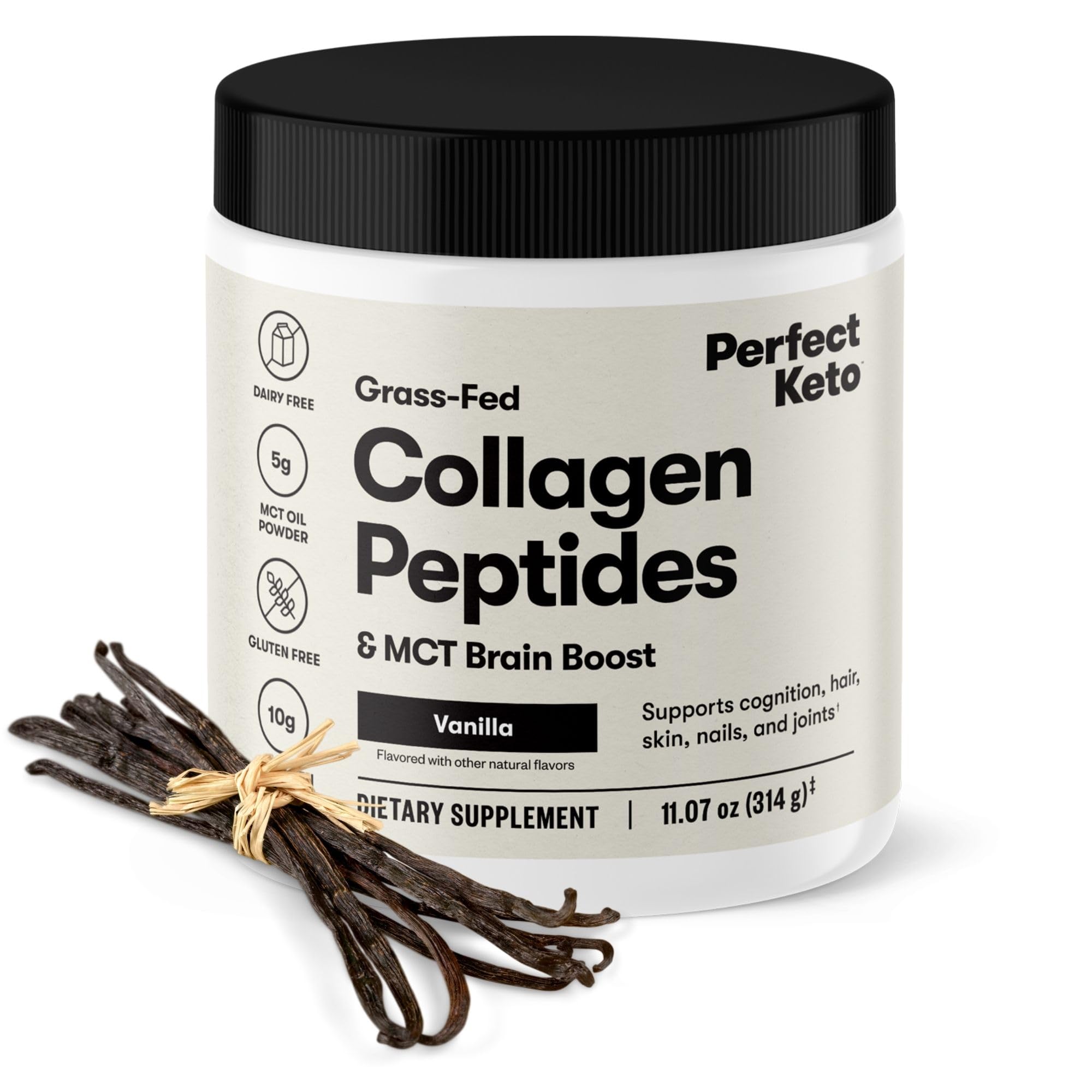 Perfect Keto Collagen Powder 314g front view