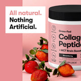 Perfect Keto Collagen Powder mixed in a glass of water